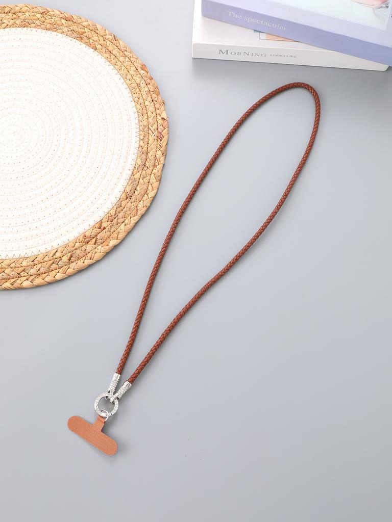 Creative New PU Leather Rope Mobile Phone Hanging Rope Neck Hanging Rope Hand Rope Mobile Phone Chain Hanging Decoration