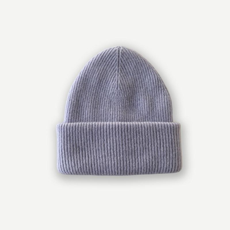 Winter Warm Beanies Casual Thread Hip Hop Hat Adult Women 100% Wool Knitted Skull Cap Gorro Ski Caps Cold Proof Beanies