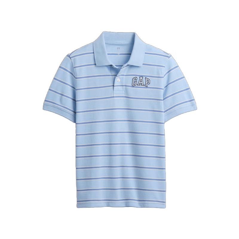 Gap Boys' Embroidered Logo Pique Polo Shirt
