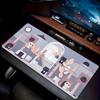 Buntes Katze Rosa Süß Kawaii Mauspads Gaming Speed Tastaturpads Mauspads XXL Gummi Teppich Verriegelter Rand HYBXAXC Matte 900x400mm