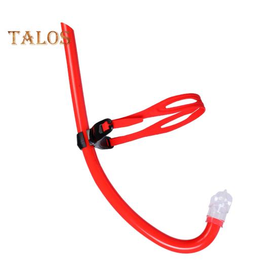 Snorkel Training Tube for Lap Swimming Diving Snorkel Breathing Tube with Headband Liquid Silicone Mouthpiece Snorkel Tube for Adult Kids