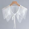 Perfect Match Shirt Detachable Collar Neckwear False Collar Fake Collar Shoulder Wraps Shawl Removable Blouse Tops Clothing Accessory