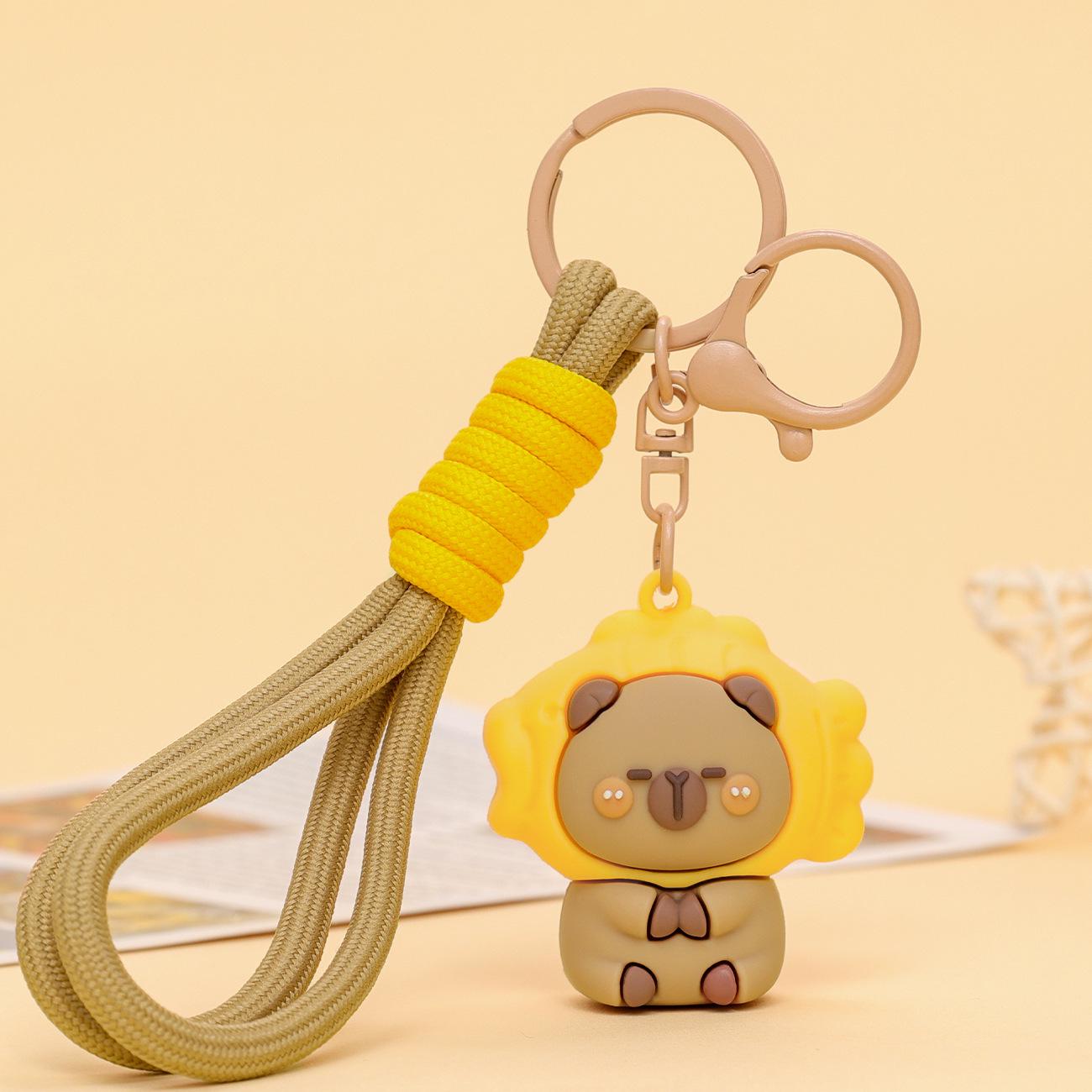 

3D Брелок-капибара, мультяшная еда - Милый и изысканный кулон для пар Individually Packaged