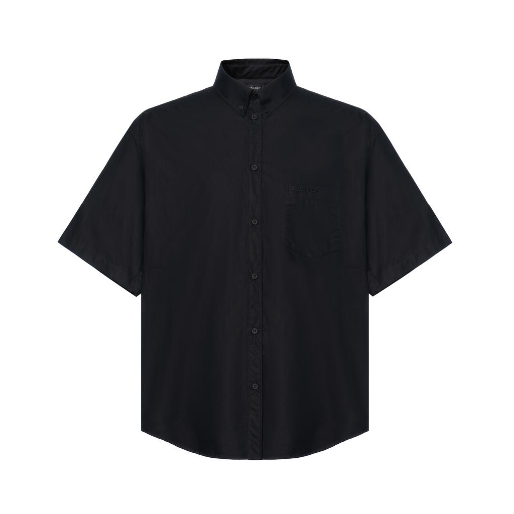 Balenciaga Shirt Loose Fit Men's Black 830981TRM281000