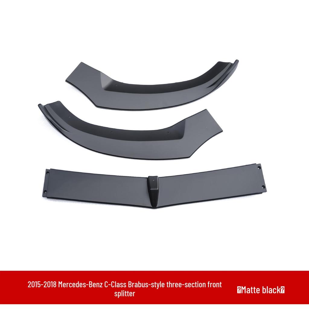 Deflector de Labio Delantero y Spoiler Trasero para Mercedes-Benz Clase C W205 C260 C200 2015-2018