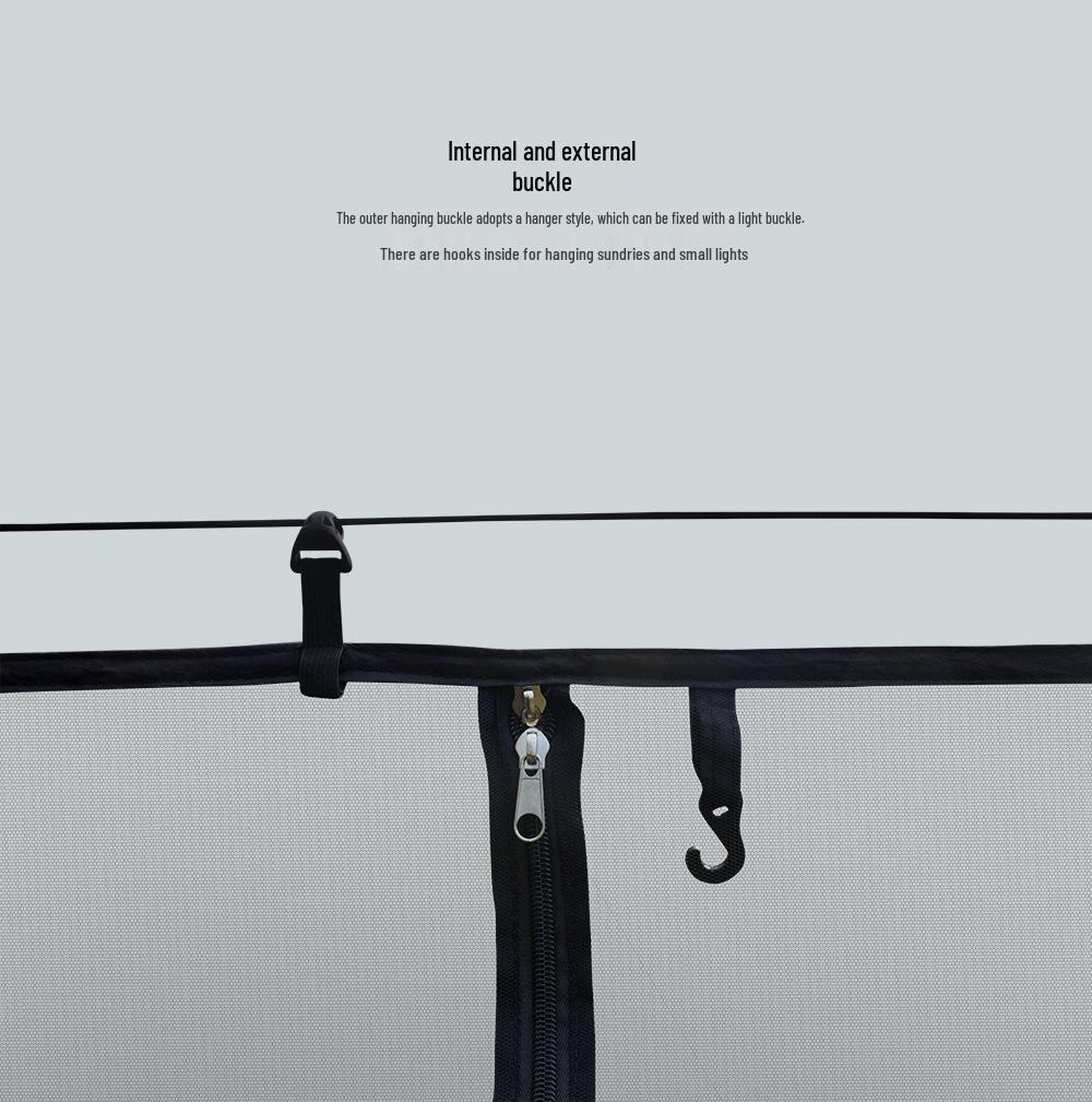 Detachable Mosquito Net Cover for Outdoor Hammock - Includes Anti-Mosquito Protection, Hammock Not Included