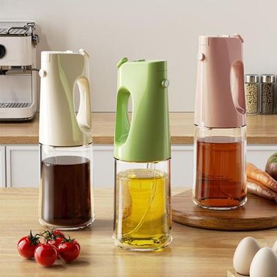 400 ML Oil Dispenser Dual-Use Olive Oil Storage Bottle Practical 2 In 1 Oil Sprayer  Kitchen