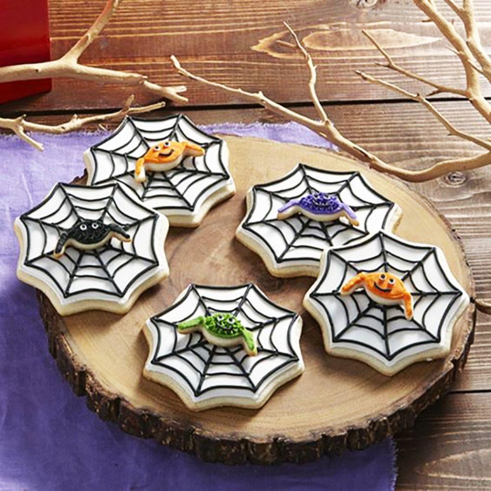 Food Grade Halloween Cookie Mold 3D Biscuit Mold Various Styles Ghost Bat Baking Molds  Cake Tool