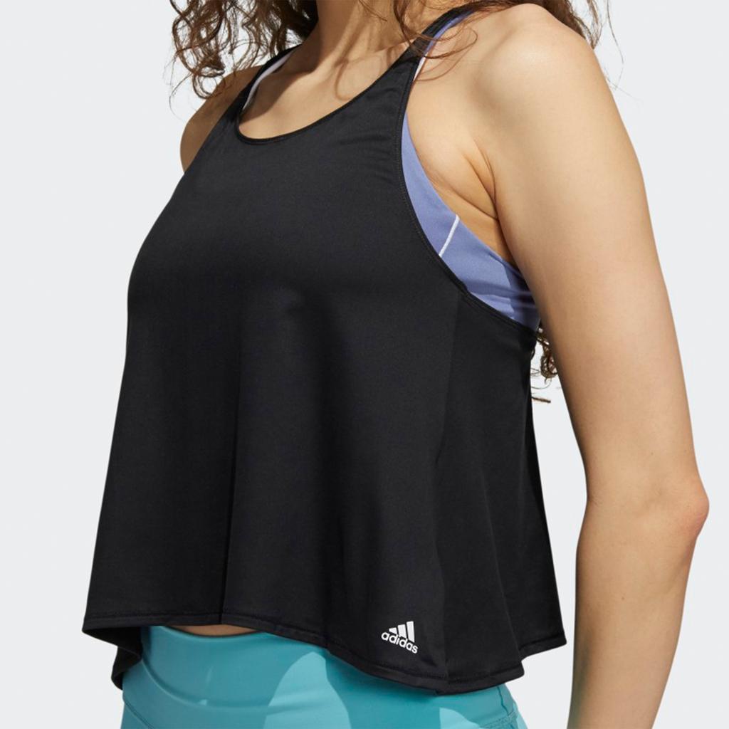 Adidas Casual Breathable Yoga Sport Tank Top Women Tops Black GR8050