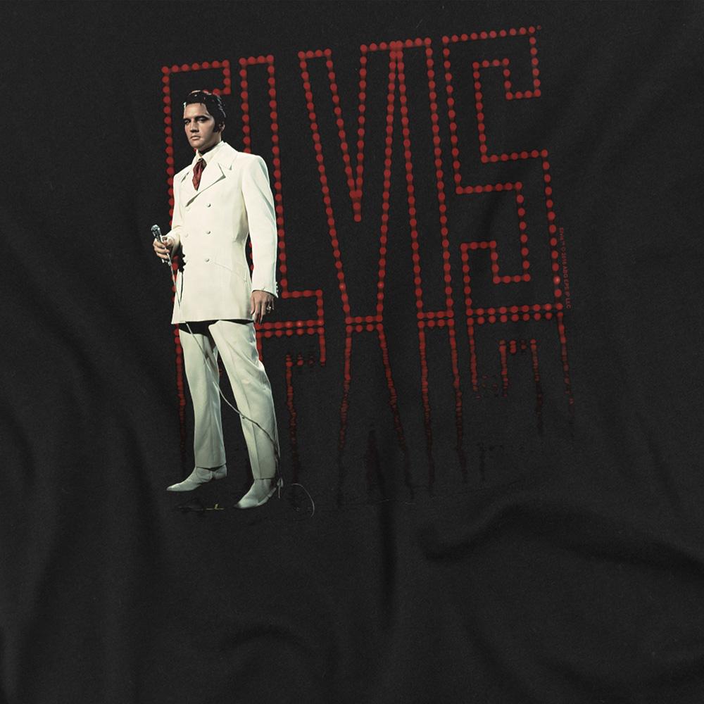 Elvis Presley Unisex Adult White Suit T-Shirt