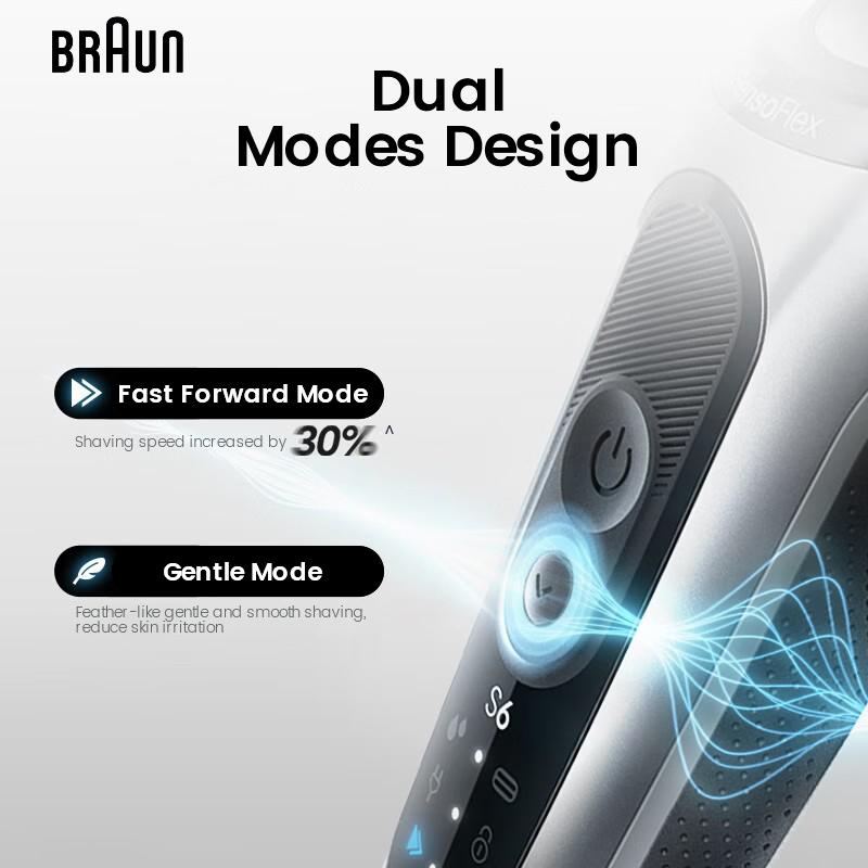Braun Series 6 Pro Electric Shaver 62-S1200s Electric Razor for Men's Shaving