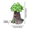 Miniature Tree Fairy House Versatile Underwater Supplies Aquarium Decoration