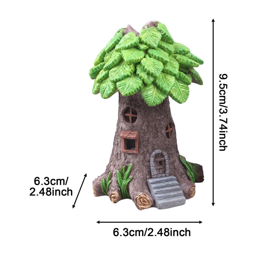 Miniature Tree Fairy House Versatile Underwater Supplies Aquarium Decoration