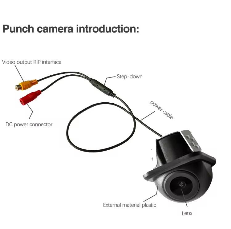 AHD Reverse Camera Rear view Car Infrared Starlight Night Vision Car Reversing Auto Parking Monitor IP68 Waterproof HD Video