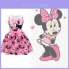 Rochie Fetiță Minnie Mouse Cu Imprimeuri Desenate Pentru Fete De Vară Rochie Casual Din Amestec De Bumbac Fete