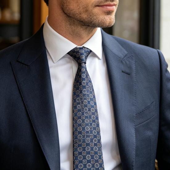 Men Tie Bright Color Multiple Pattern Design Dress Suit Tie Versatile Business Trip Neckwear Outfit Accessory