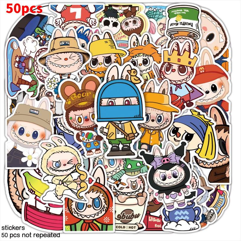 

Monster 50pcs Stickers Laptop Skateboard Waterproof Car Decal