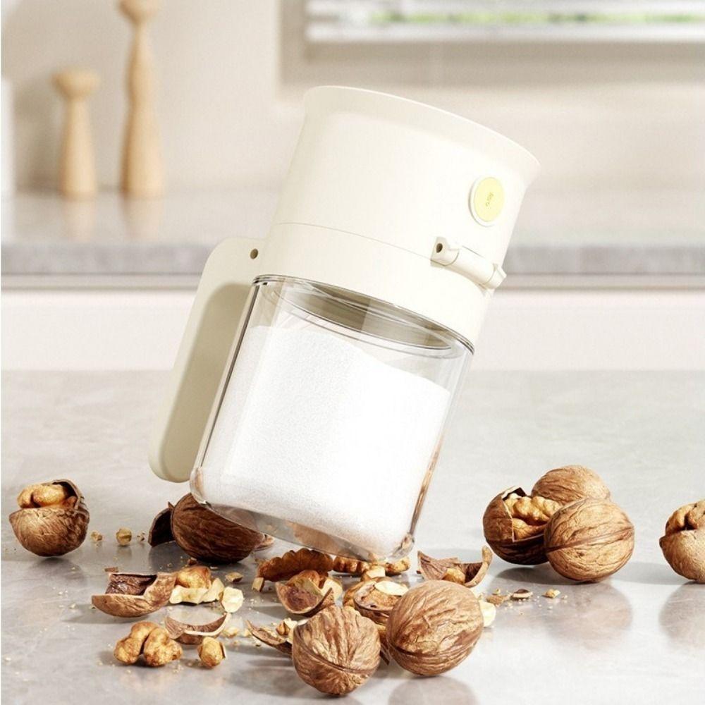 Quantitative Control Glass Spice Bottle 0.5g Sugar and Salt Container Glass Seasoning Box  Kitchen