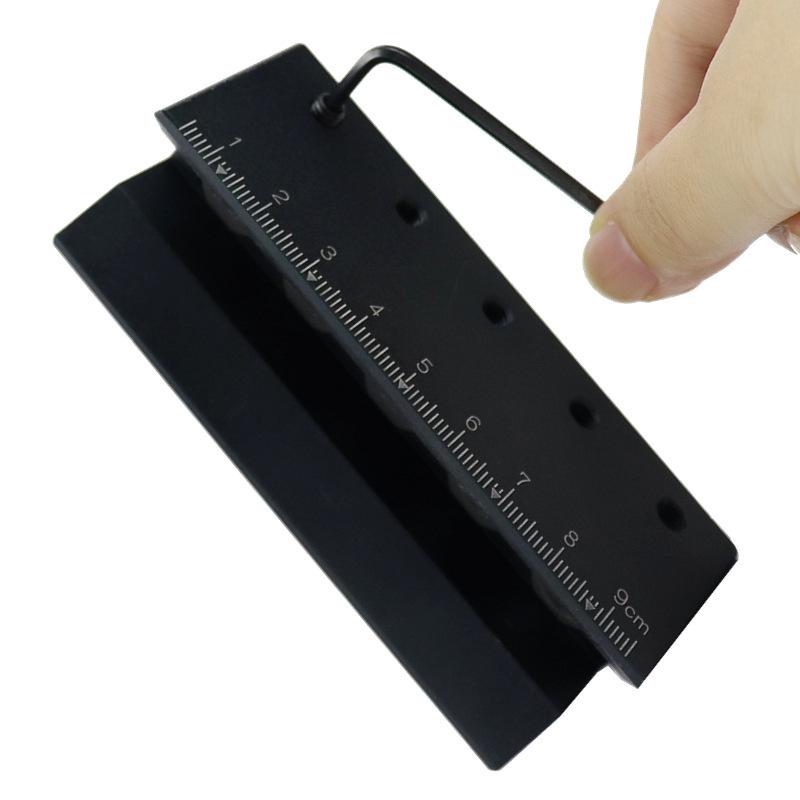 Round Wood Tenon Positioning Tool - Hole Punching Locator for Drill Bits