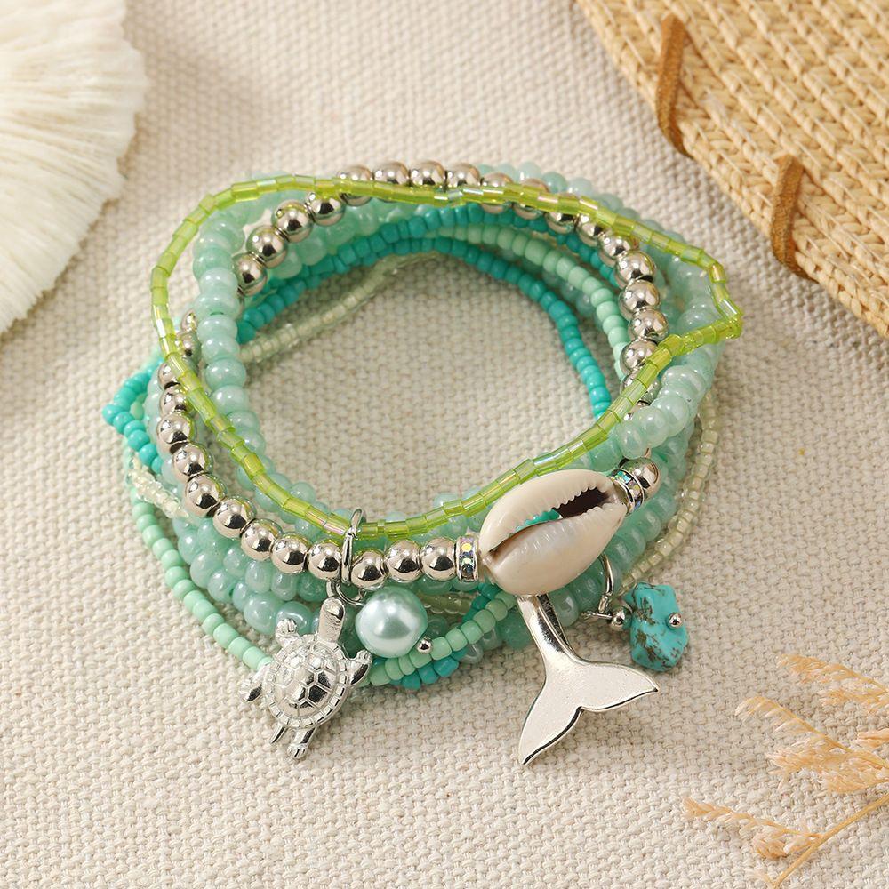 

Женские браслеты для модных украшений зелёный