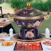 Naijiang Enamel Copper Single-Person Alcohol Hotpot