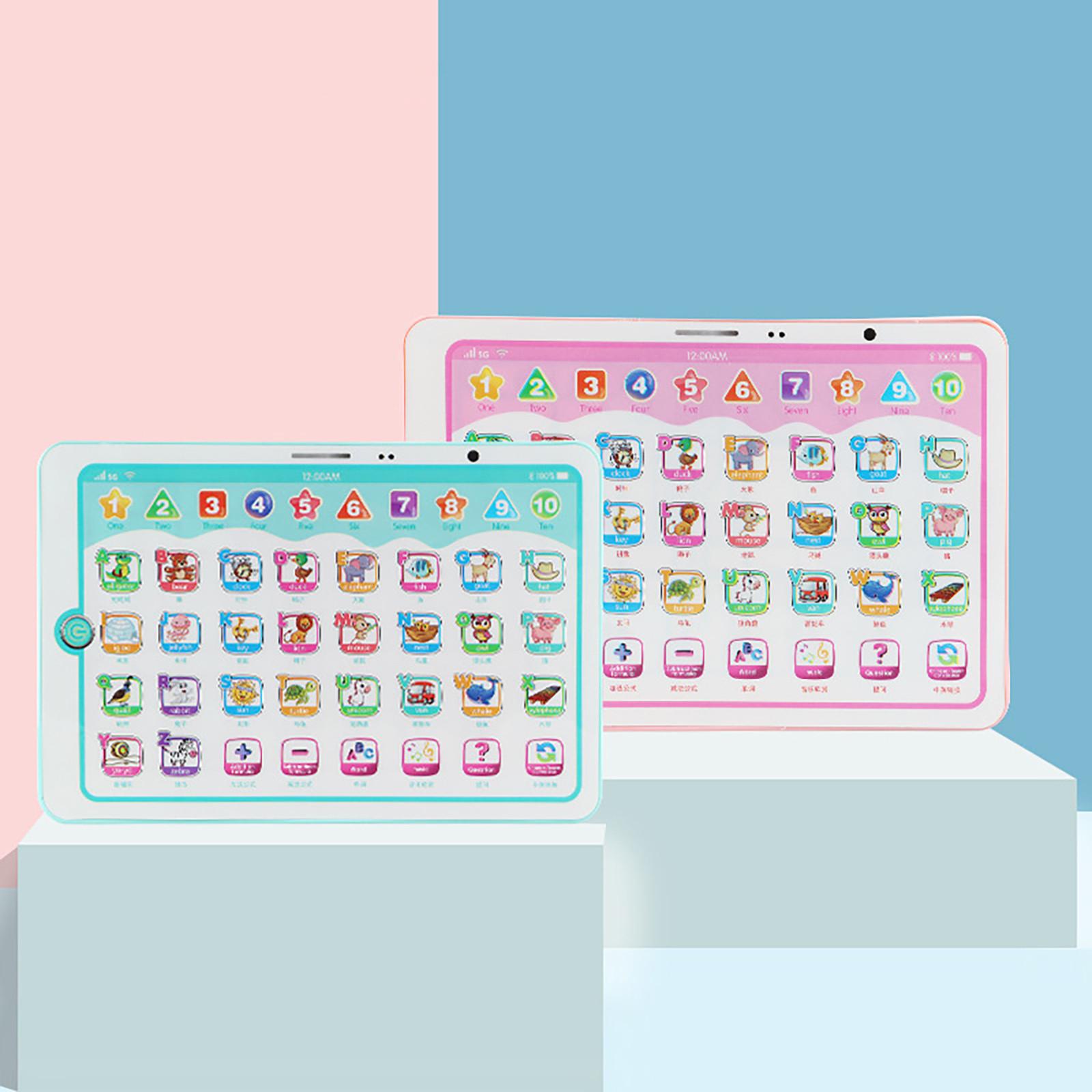 

Діти планшетні хлопчики навчаються планшетний ПК, цифри, математика, інтерактивна електронна іграшка для раннього розвитку м ята зелений колір