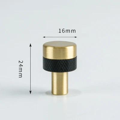 

18.9 Knurled/Textured brass+Aluminum Alloy modern kitchen cabinet knobs and handles Drawer Pulls Bedroom Knobs T Bar handle