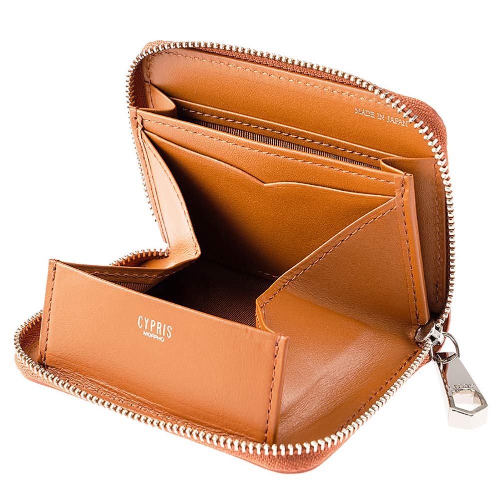 CYPRIS Lejute Coin Day Birthday Boyfriend 8762 Purse, Leather, Men's Gift, Father's Gift, Gift, Gift, Orange,