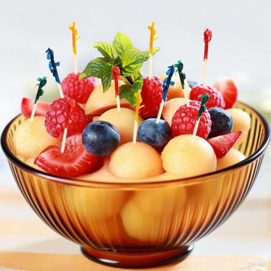 Bambus-Zahnstocher für Vorspeisen Natürliche splitterfreie Party-Zahnstocher für Cocktailgetränke Obst-Sandwiches Charcuterie-Brett-Zubehör