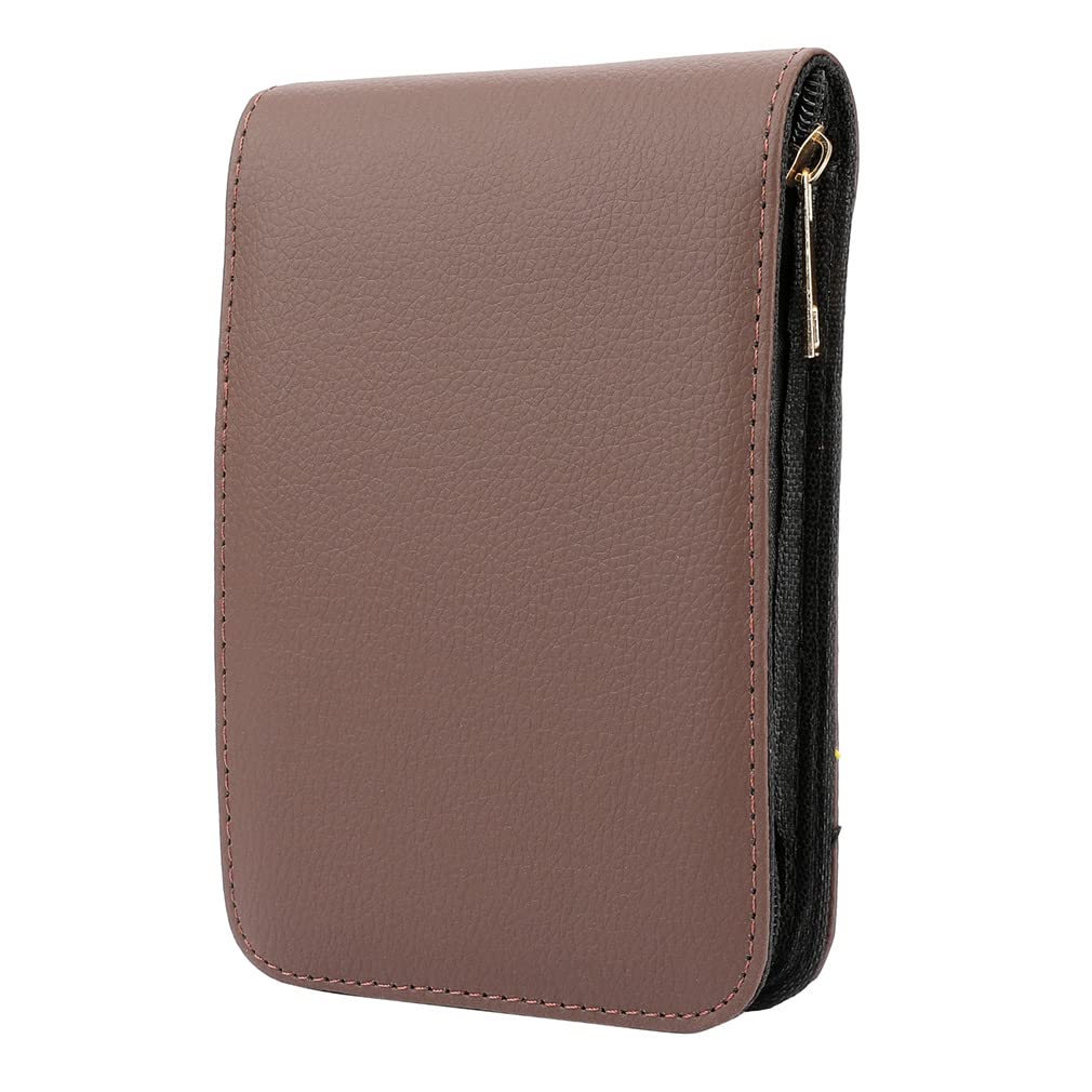 RISACCA Large Capacity Leather Fountain Pen Pencil Leather Collection Holds 12 Pens Case, Case, Pouch,