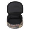 Camouflage Fishing Reel Cover Large Zippered Wear Resistant Portable Fish Reel Pouch for Fishing Gardening Outdoors