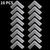 4~16PCS Safety Corner Protection Table Silicone Edge Corner Guard Transparent Anti Collision Desk Edge Protection Cover