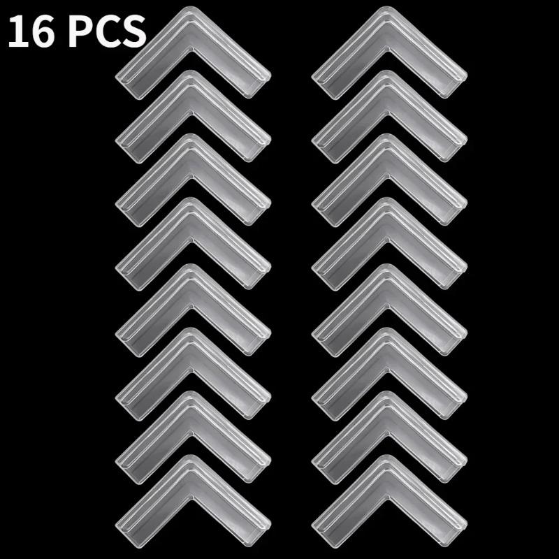4~16PCS Safety Corner Protection Table Silicone Edge Corner Guard Transparent Anti Collision Desk Edge Protection Cover