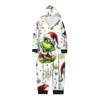 Genitore-Natale Stampato Genitore-Figlio Felpa con Cappuccio Zip Un Pezzo Abbigliamento da Casa