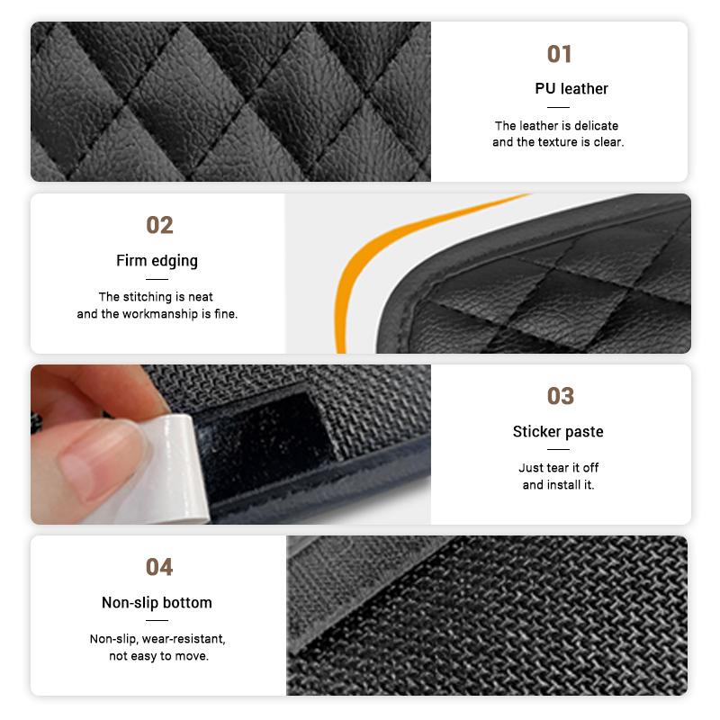 Organizer multifunzione per auto, tasca portaoggetti per auto, scatola portaoggetti per carte, telefono, chiavi, astuccio adesivo, accessori per interni auto