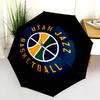 Utah Jazz Scholarship Logo Folding Umbrella Suitable For All Seasons Suitable For All Seasons Umbrella Umbrella Outdoor