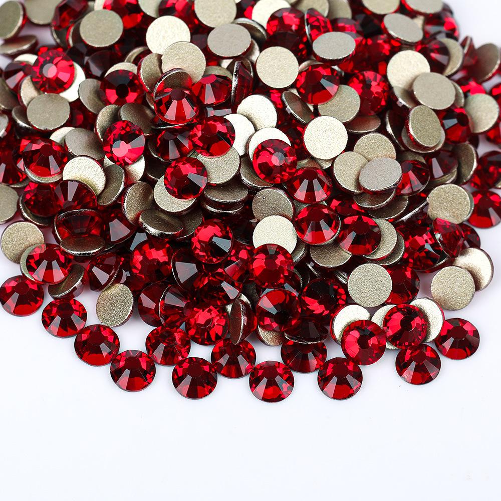 Weichen, Gold Bottom Mixed Glass Flat Bottom Diamond Nail Drill, Decorative Mobile Phone Case Diy Nail Accessories Rhinestone Jewelry
