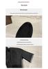 Women's 2025 New Korean Style Over-the-Knee Round Toe Chunky Heel Lace-up Boots Fashion
