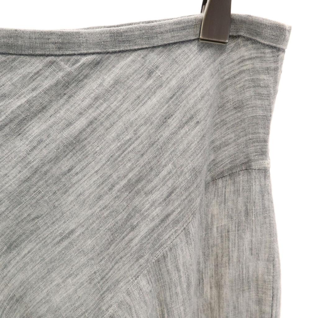 MARGARET HOWELL Made In Japan Linen Long Length Flare Skirt 3 Gray Women Used