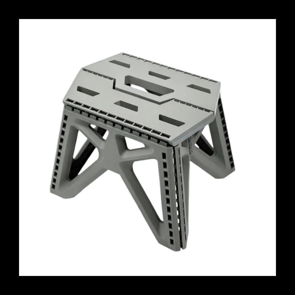 Portable Ergonomic Folding Stool Lightweight Compact Heavy Duty Chair For Outdoor Fishing Camping Barbecue Hiking And Home Use