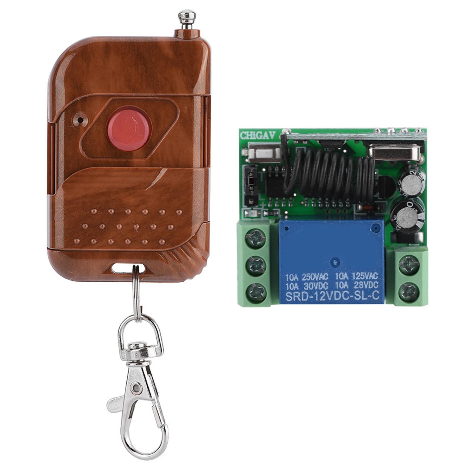 

12 В одноканальный 433 МГц Многофункциональный беспроводной релейный переключатель дистанционного управления