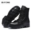 Popular High Top Combat Boots Desert Boots Outdoor Hiking Work Boots Spring and Autumn Anti Slip and Wear-Resistant Footwear
