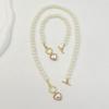 Retro Pearl Necklace and Bracelet Female Vintage Jewelry Sets