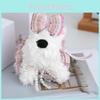 West White Highland Terrier Dress Keychain Dog Plush Toy Pendant Decoration