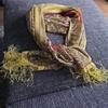 Used Cool and Lovely  Paisley Pattern Stole with Fringe