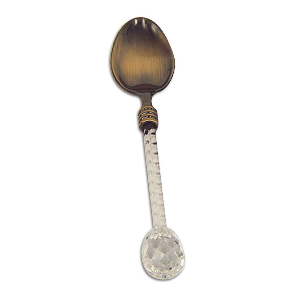 Crystal Coffee Spoon Dessert Scoop Vintage Style Scoops Decoration Gift Tableware Restaurant Kitchen Accessories