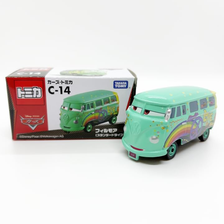 

Характеристики Cars Tomica Fillmore для зарубежных продаж Подлинная Disney Pixar Takara Tomy [Снятая с производства модель] C-14 (Стандартный Тип) [Элемент] зелёный