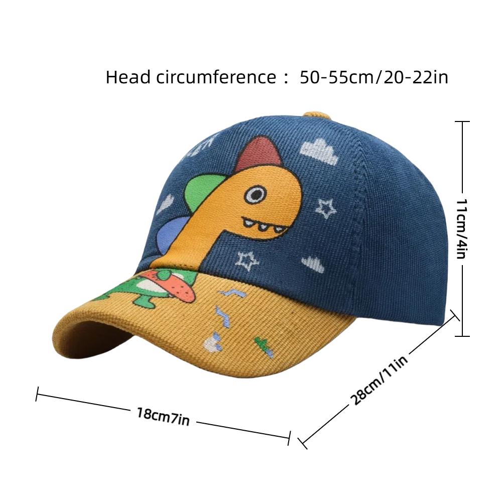 Little Dinosaurs Children's Hats Cartoon Baby Sun Hat Cute Kids Baseball Cap  Outdoor Activities