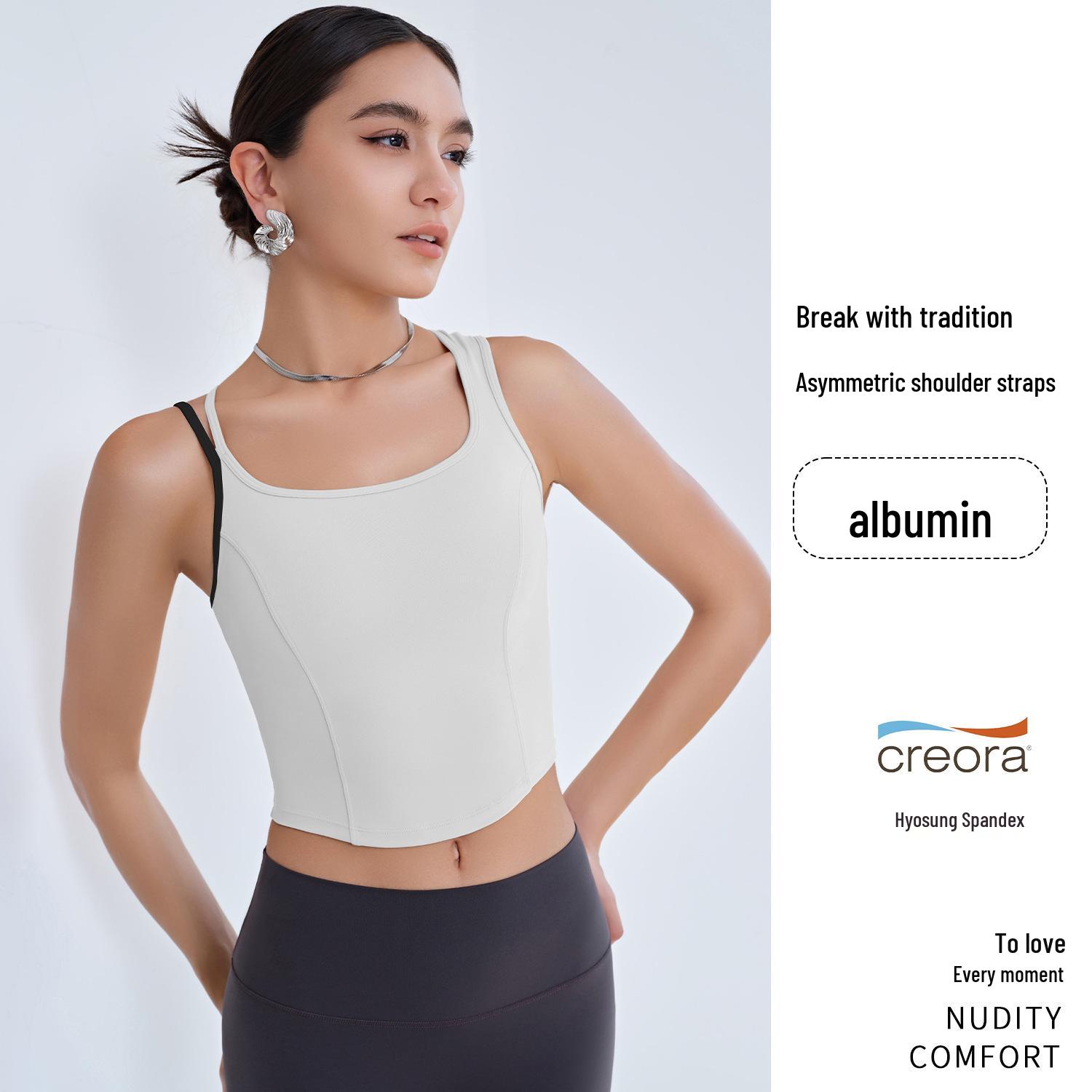 

Jiuyi Женский ударопрочный цельный спортивный жилет - Для бега и фитнеса высокой интенсивности, защита от провисания Medium (M)