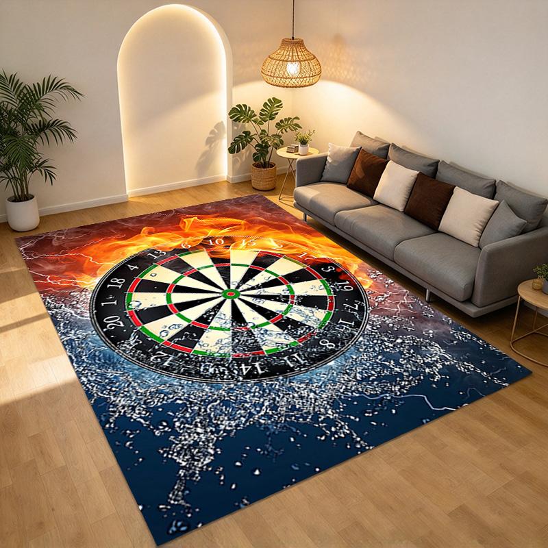Dart Fire Living Room Nonslip Area Rug Soft Carpet For Bedroom Game Playroom Sofa Office Home Decor Doormat Christmas Gift C93077